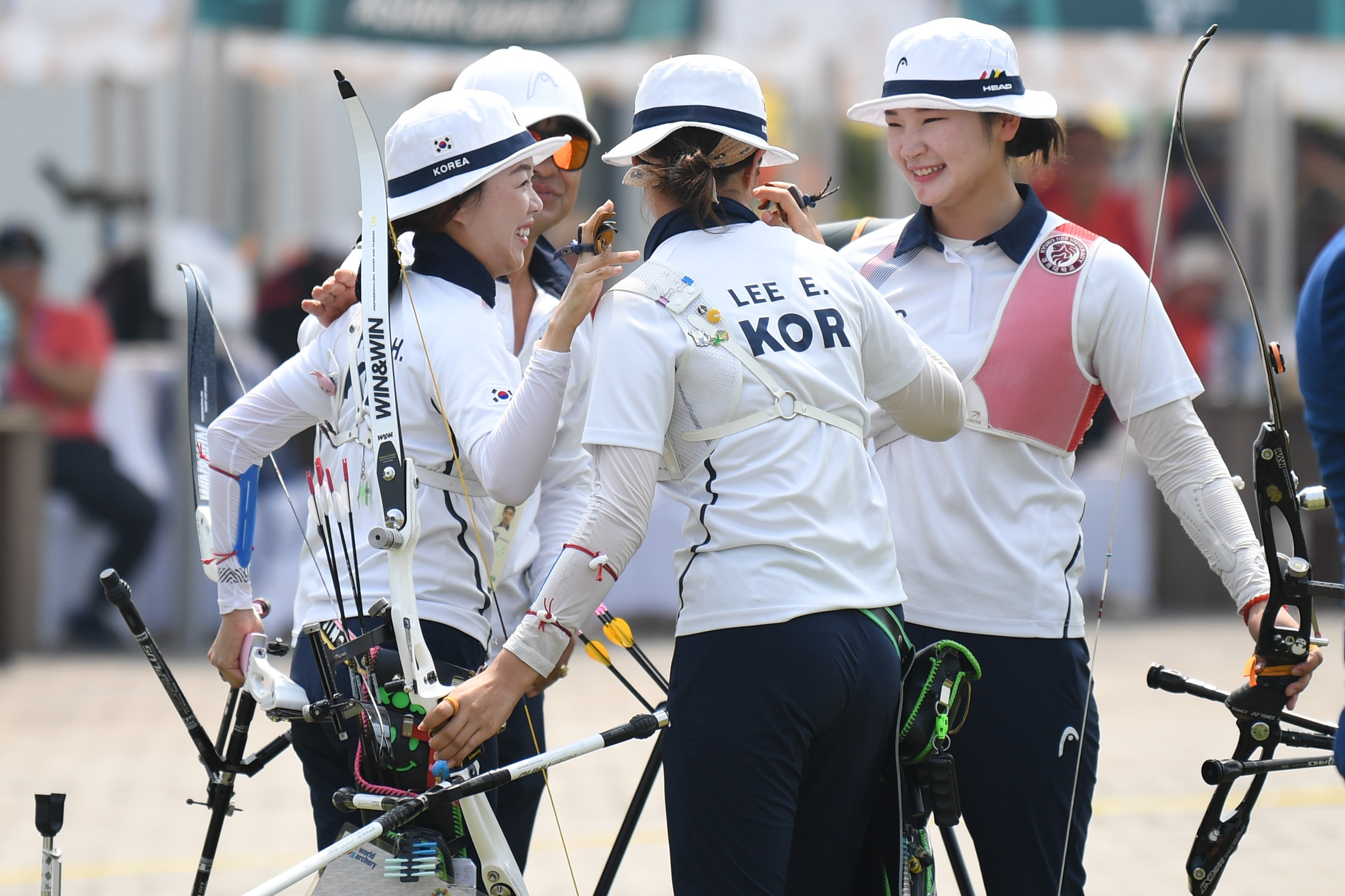 菲律宾运动员在射箭比赛中取得第一 菲律宾运动员在射箭比赛中取得第一