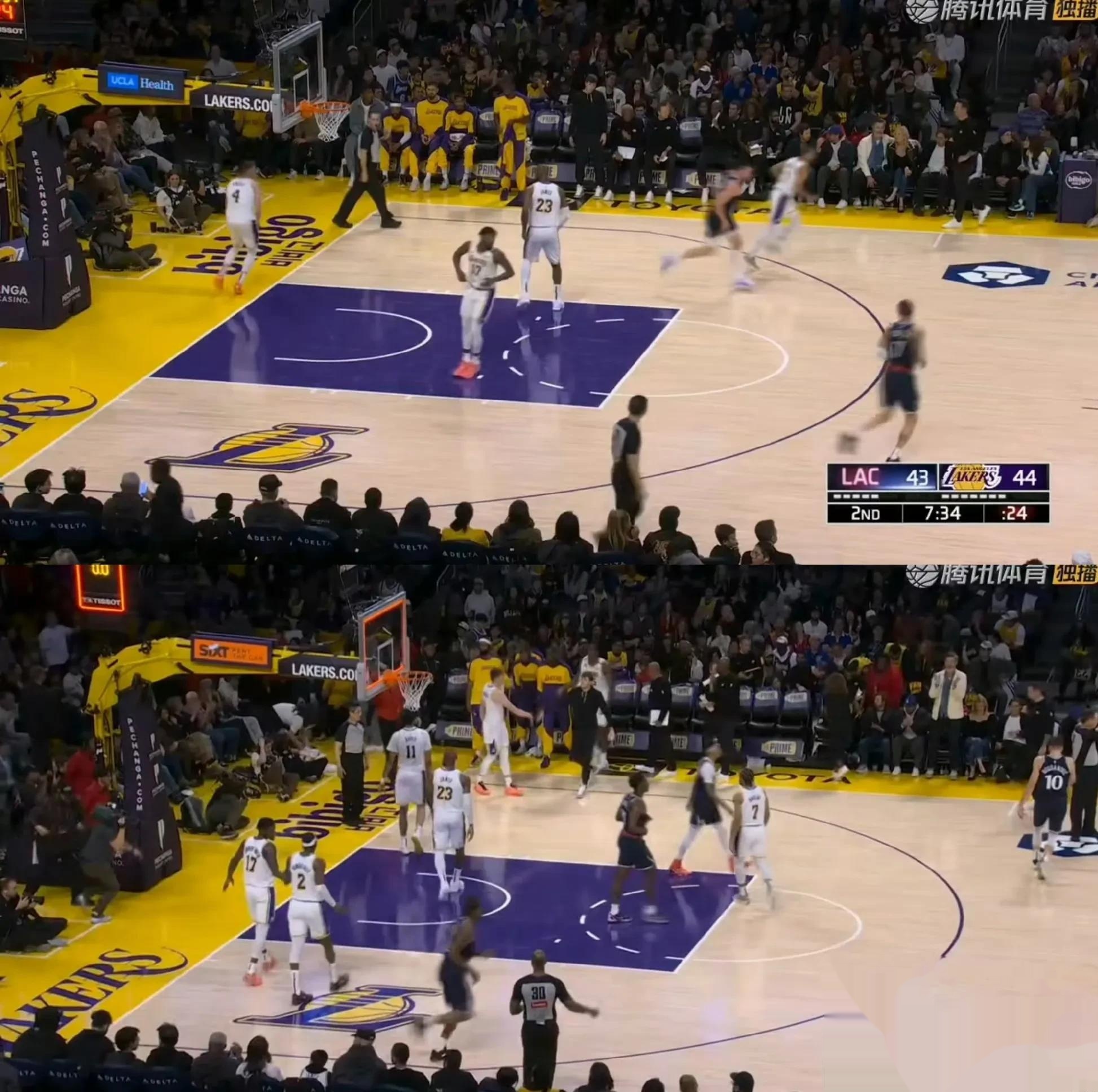 快船内线防守高效，对手得分受到限制